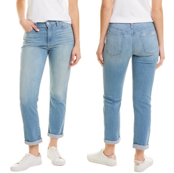 Hudson Jeans Denim - HUDSON BLAIR HIGH RISE STRAIGHT CROP in DANIELLA